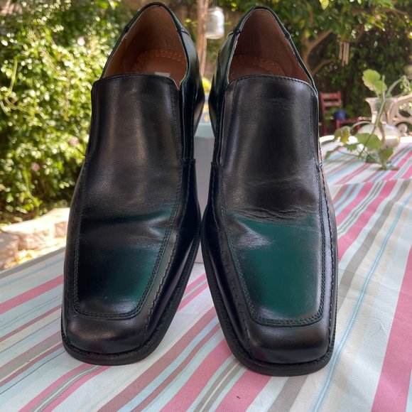 Mens Joseph Abboud Black Dress Shoes 